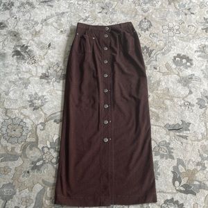 Krizia jeans maxi skirt